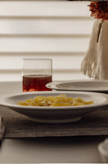 Gohobi Painted Gold Small-Foot Flat-Edge Plate