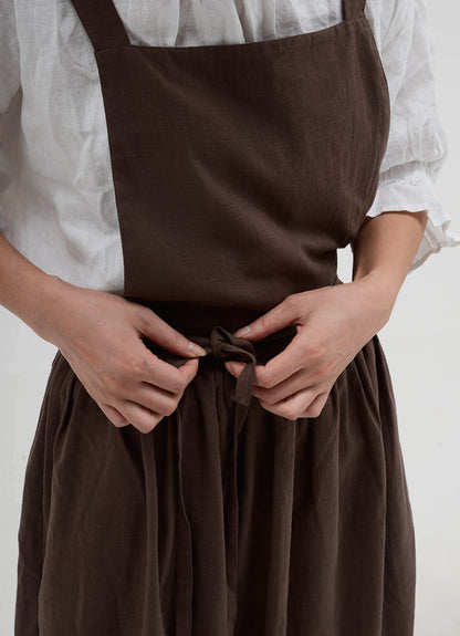 Gohobi Japanese-Korean Minimalist Cotton-Linen Apron