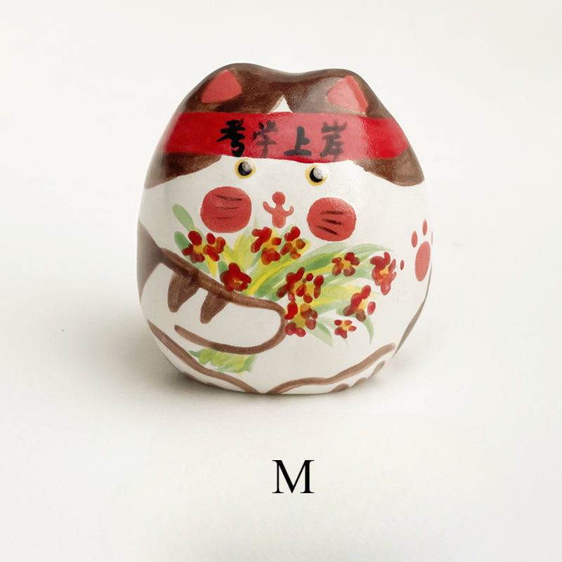 Gohobi x Little Diary Handmade Ceramic Lucky Cat