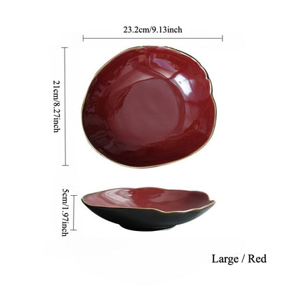 Gohobi Vintage Kiln-Change Irregular Plate