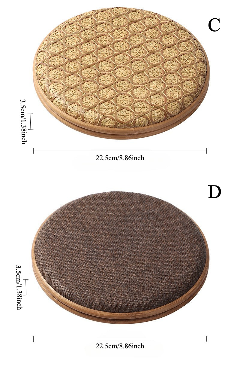 Gohobi Handmade Bamboo Woven Pu'er Tea Box – Retro Chinese Tea Cake Storage Box for Qizi Cake Collection