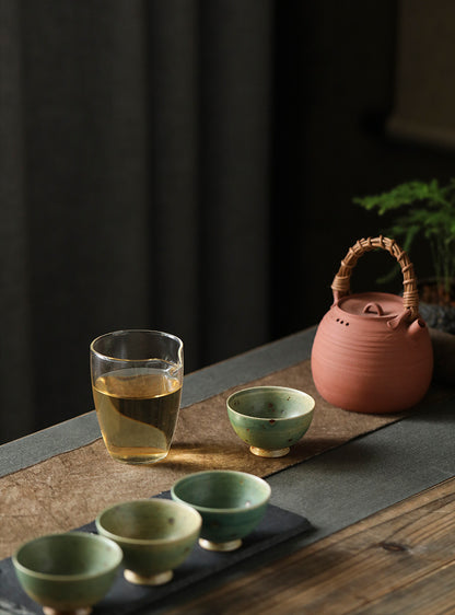 Gohobi Handmade Green Banana Tea Cup (60 ml version)