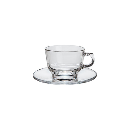 Kinto LUX glass expresso cup 80ml/ cup 250ml / mug 280ml/ 360ml Saucer 110mm/ 150mm