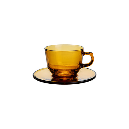 Kinto LUX glass expresso cup 80ml/ cup 250ml / mug 280ml/ 360ml Saucer 110mm/ 150mm