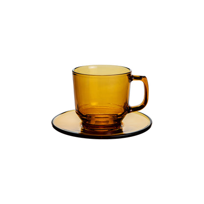 Kinto LUX glass expresso cup 80ml/ cup 250ml / mug 280ml/ 360ml Saucer 110mm/ 150mm