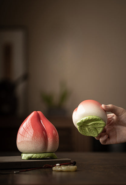 Gohobi Peach Shaped Food Container Storage