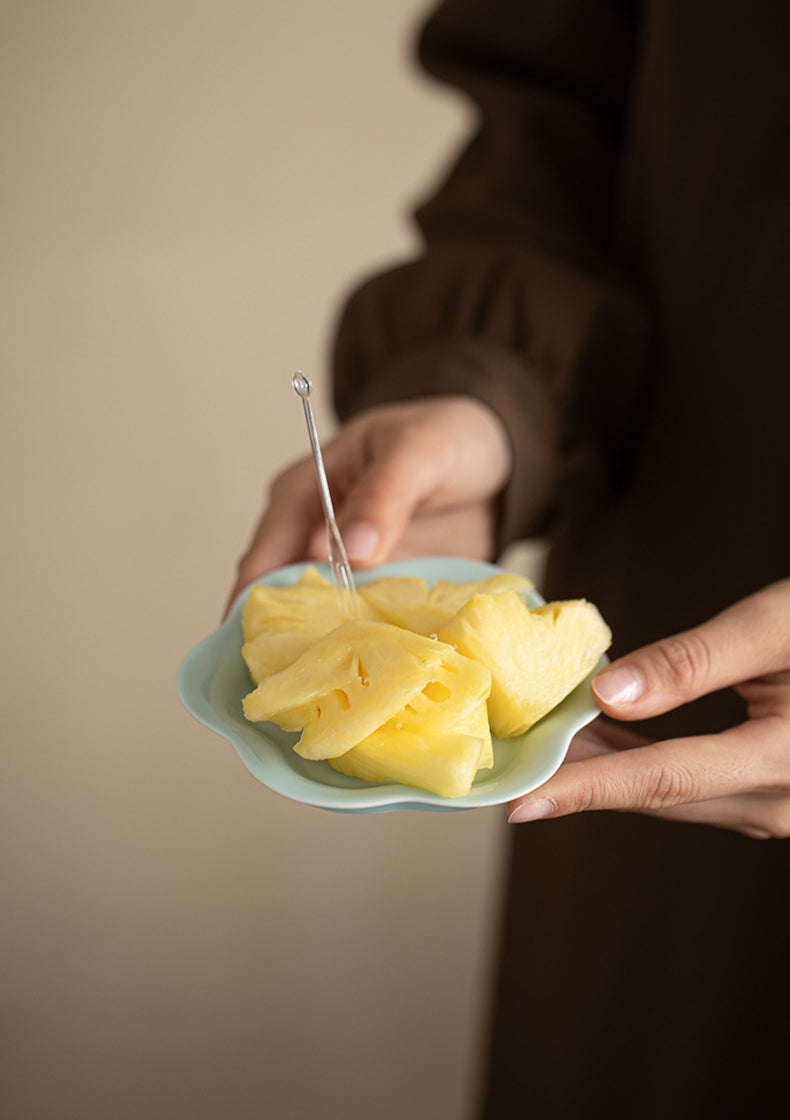 Gohobi Traditional Japanese Glazed Fruit Nuts Small Plate - Cloud 007