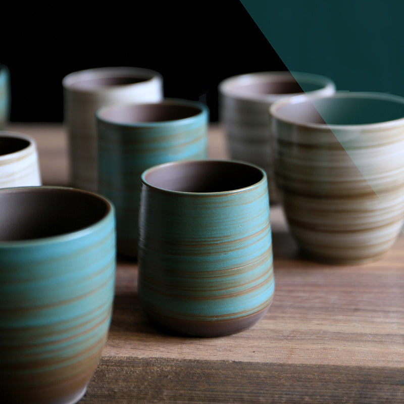 Gohobi Hand-Painted Kiln-Changed Ceramic Cup