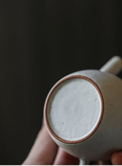 Gohobi Handmade Pulverised Kohiki White Teapots