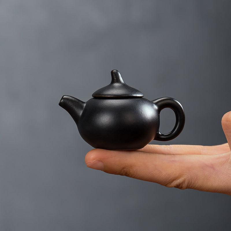 Gohobi Handmade Ceramic YiXing Clay Mini Teapot Ornament Tea pet