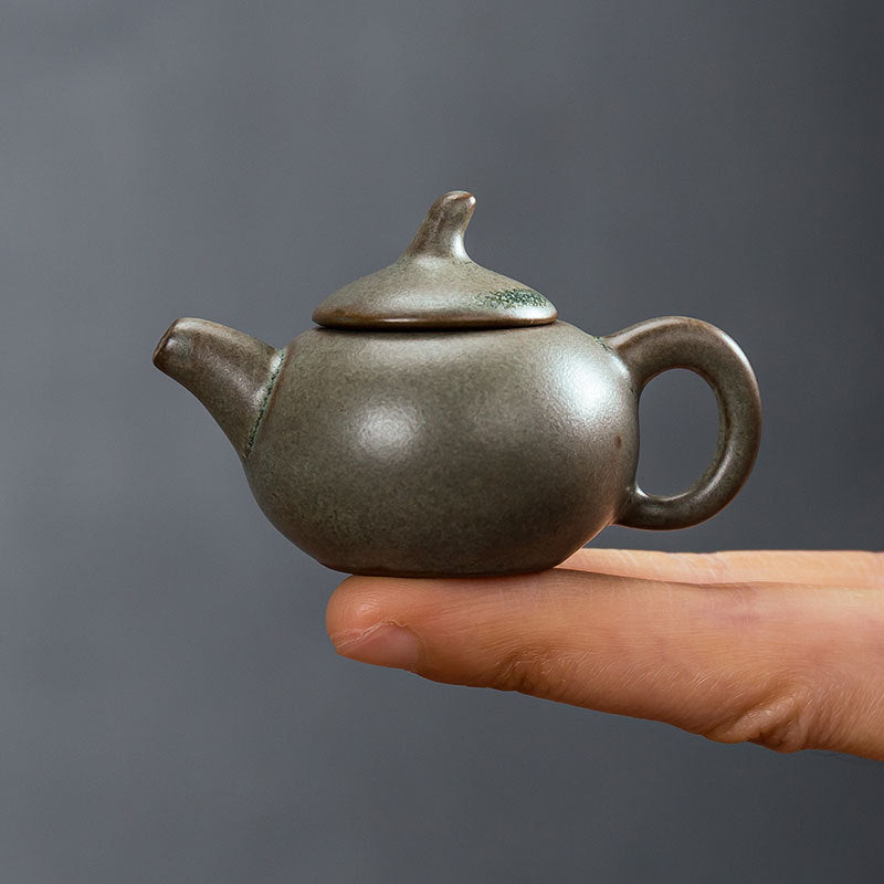 Gohobi Handmade Ceramic YiXing Clay Mini Teapot Ornament Tea pet