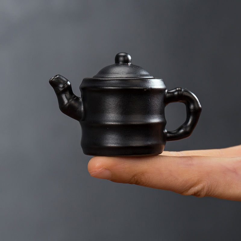 Gohobi Handmade Ceramic YiXing Clay Mini Teapot Ornament Tea pet