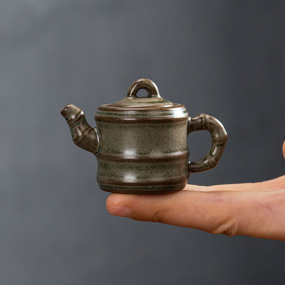 Gohobi Handmade Ceramic YiXing Clay Mini Teapot Ornament Tea pet