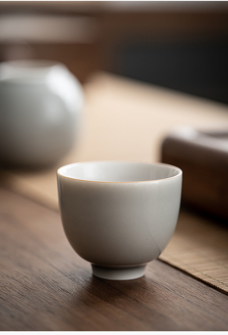 Gohobi Handmade Ice Grey Tea Cup