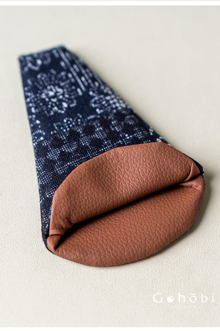 Gohobi Handmade Old Iron Tea Scissors with Storage Bag – Portable Tea Ceremony Accessory