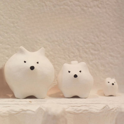Gohobi x Little Diary Handmade Ceramic Samoyed Dog