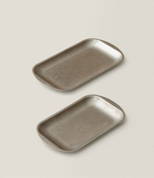 Gohobi Retro 304 Stainless Steel Rectangular Serving Tray
