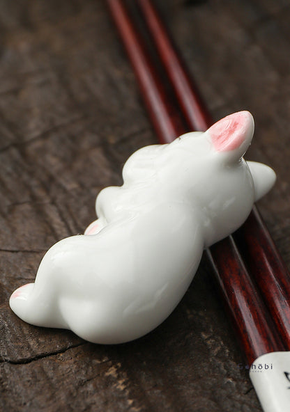 Gohobi Ceramic Cute Animals Chopstick Rest