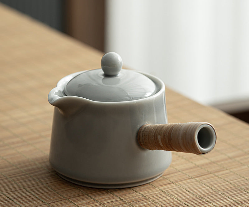 Gohobi Japanese Style Ice Grey Teapot 001
