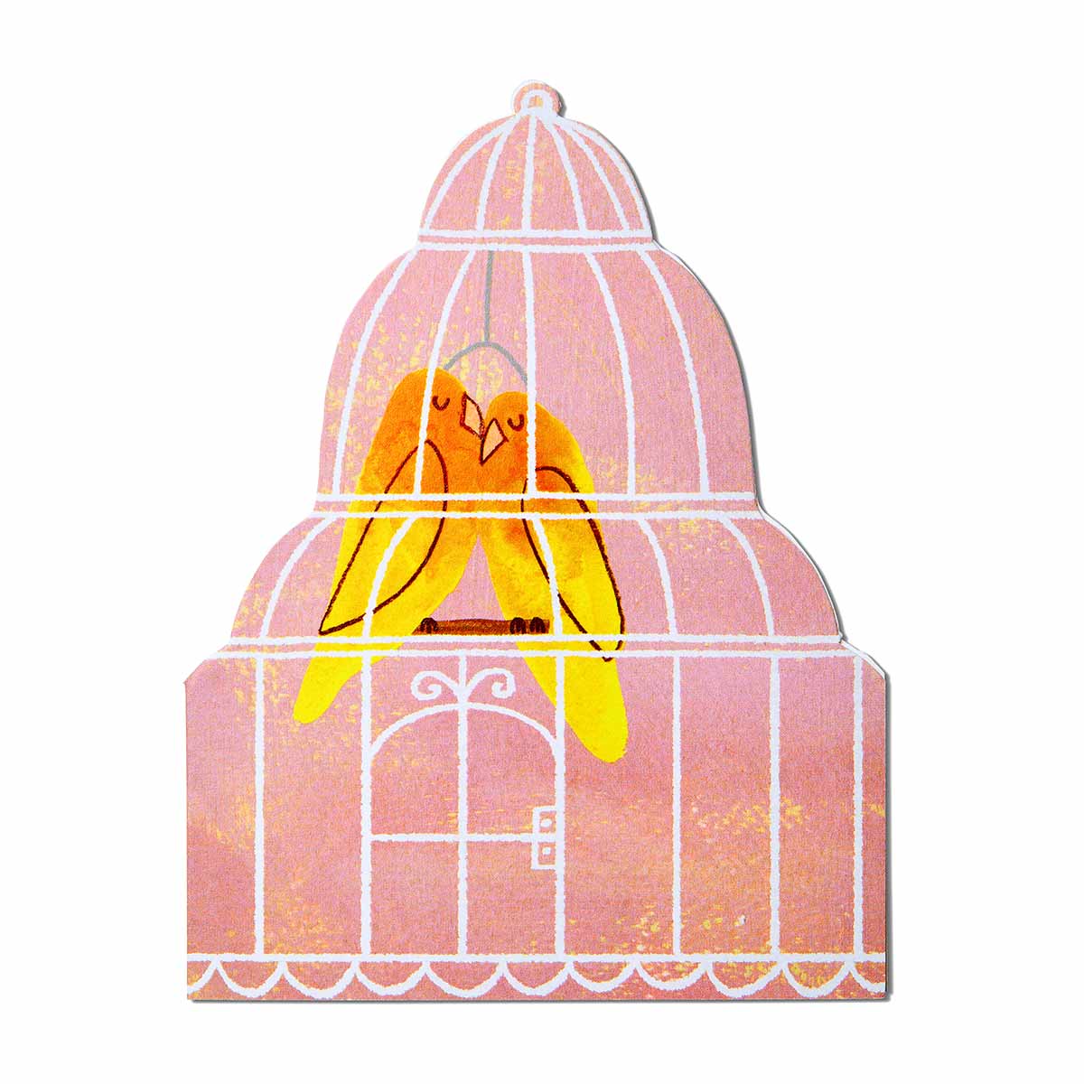 Mortlake Papers Lovebirds Card | Anniversary Card | Valentine's Day Card [Made in the UK]