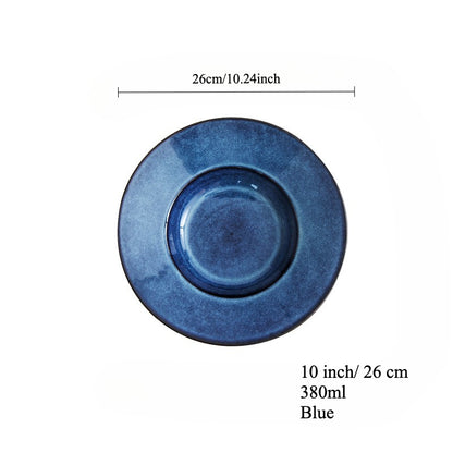 Gohobi Kiln-Glazed Straw Hat Plate