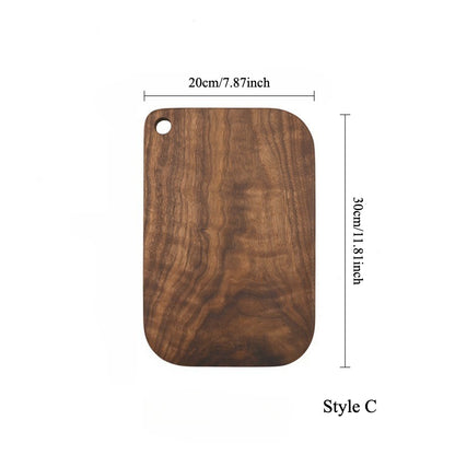Gohobi Black Walnut Wooden Cutting Board with Handle