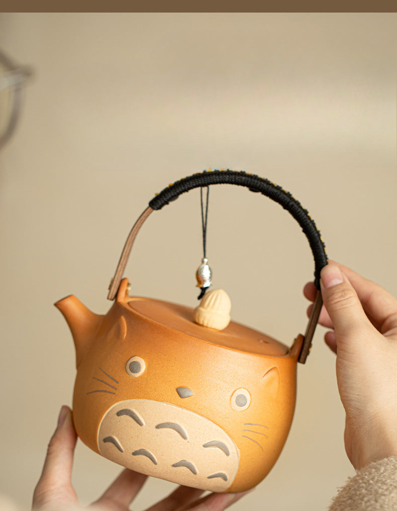 Gohobi Traditional Teapot and Stove Set 002 Capybara