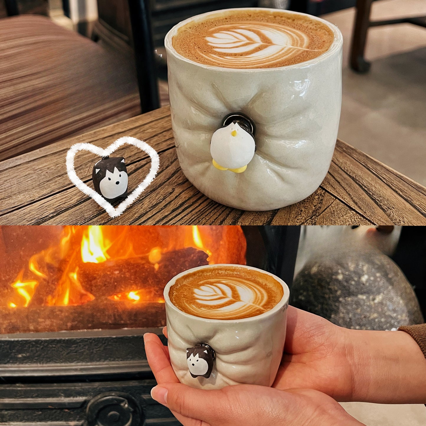 Gohobi x Little Diary Handmade Ceramic Animals Mugs