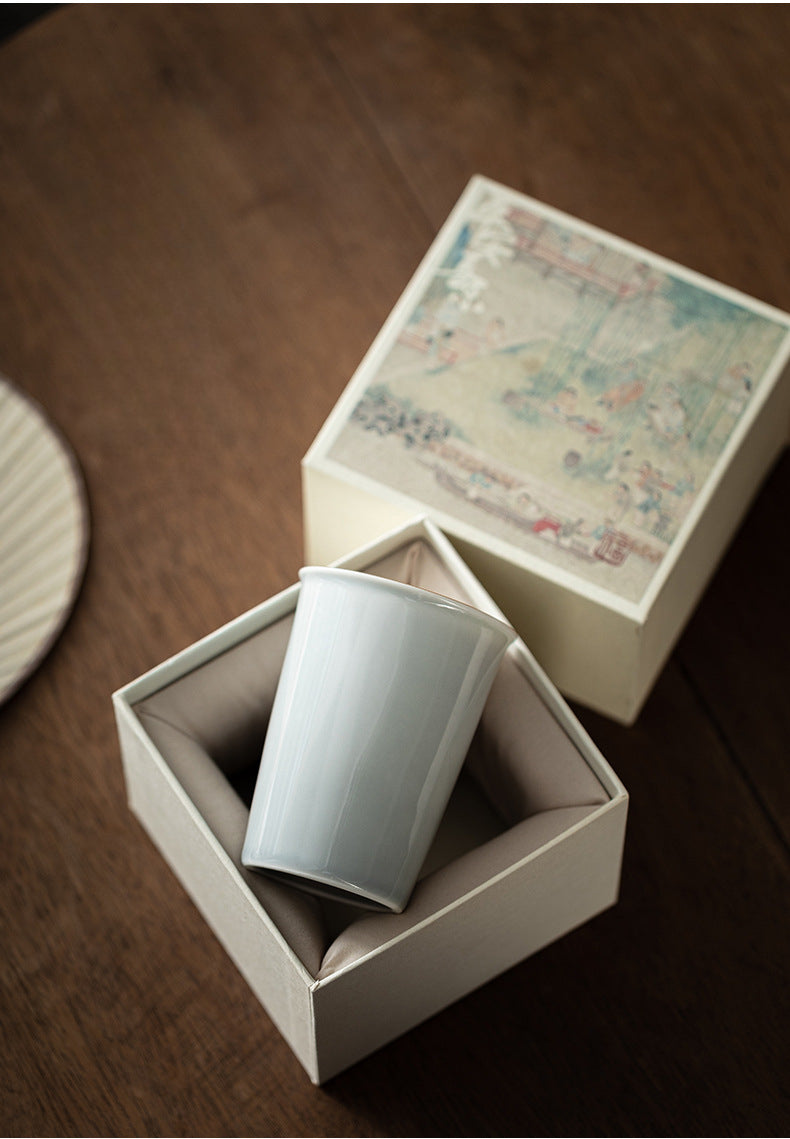 Gohobi Japanese Style Ice Grey and Green Tea Cup 002