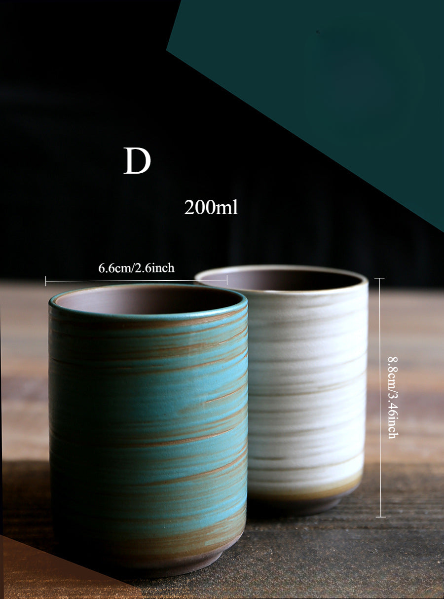 Gohobi Hand-Painted Kiln-Changed Ceramic Cup