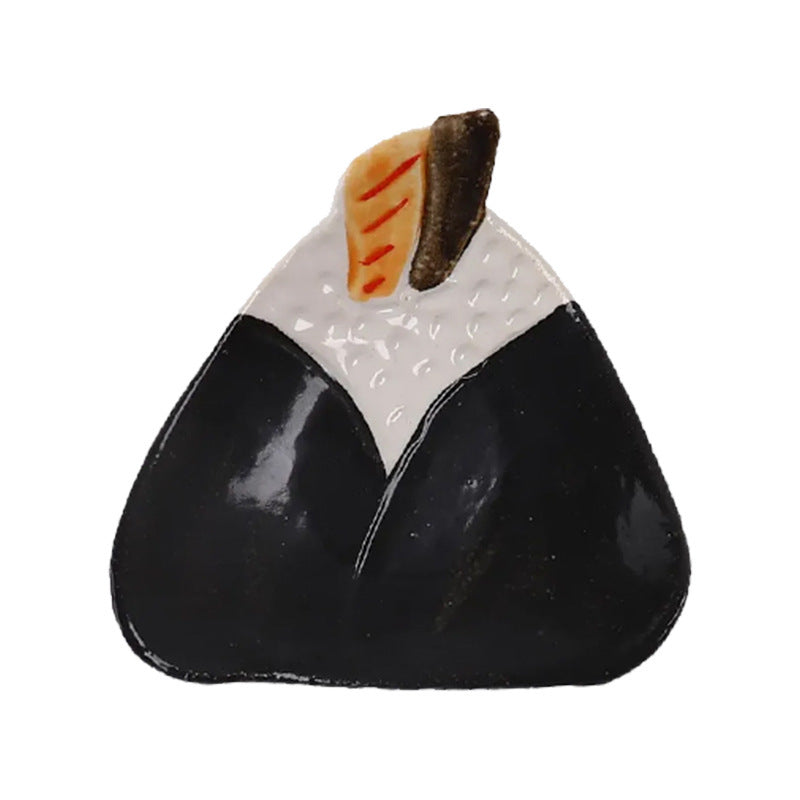 Gohobi Japanese Rice Ball Small Plate Sauce Dipping Plate for Japanese Food [Made in Japan]