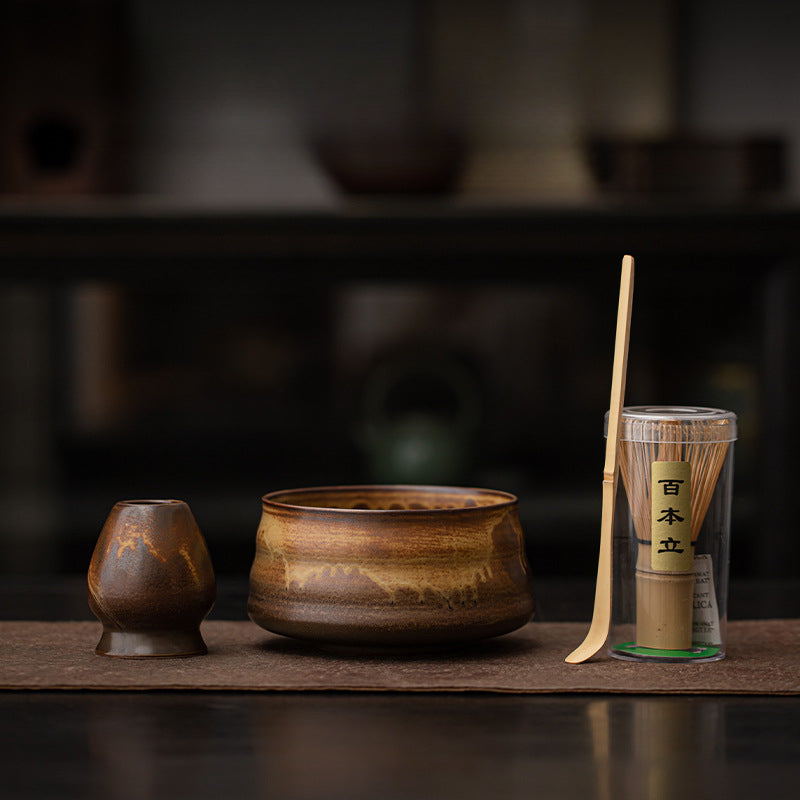 Gohobi Ceramic Matcha Set 035 Ancient Kiln