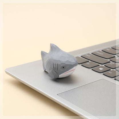 Gohobi Handcrafted Wooden Shark Ornament