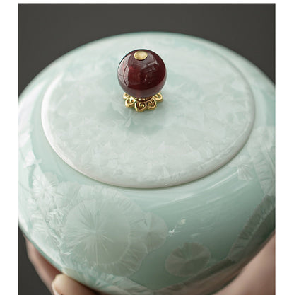 Gohobi Crystal Glazed Storage Jar 002