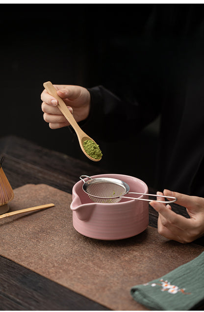Gohobi Ceramic Matcha Set 041 Pink