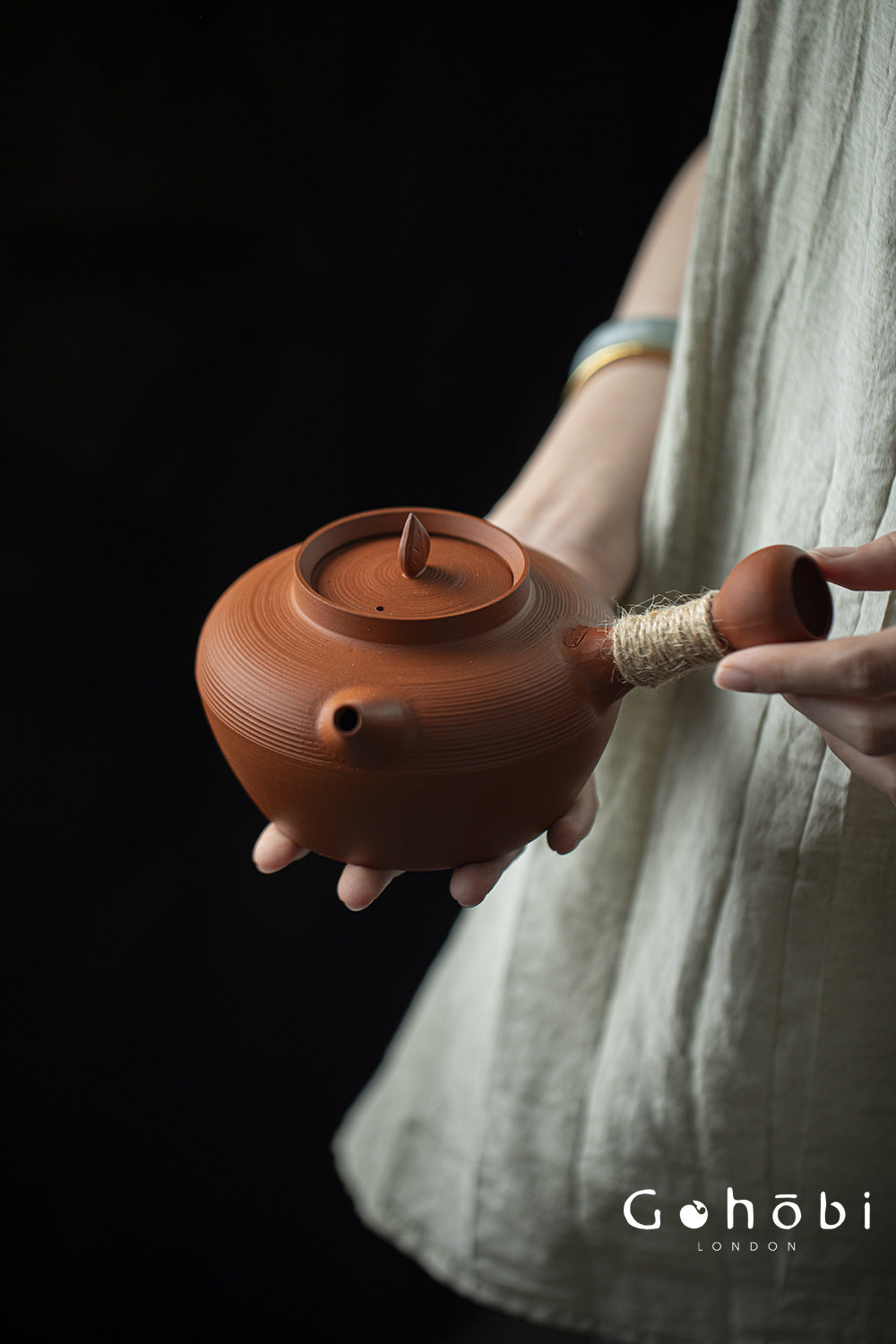 Gohobi Chaoshan Sand Pot Tea Set – Household Carbon Stove & Japanese Side Handle Teapot