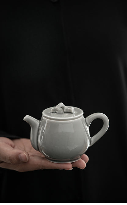 Gohobi Japanese Style Ice Grey Teapot 003