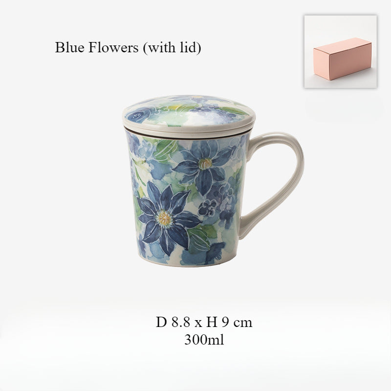 [Made In Japan] Gohobi Japanese Flowers Mug Coffee Cup