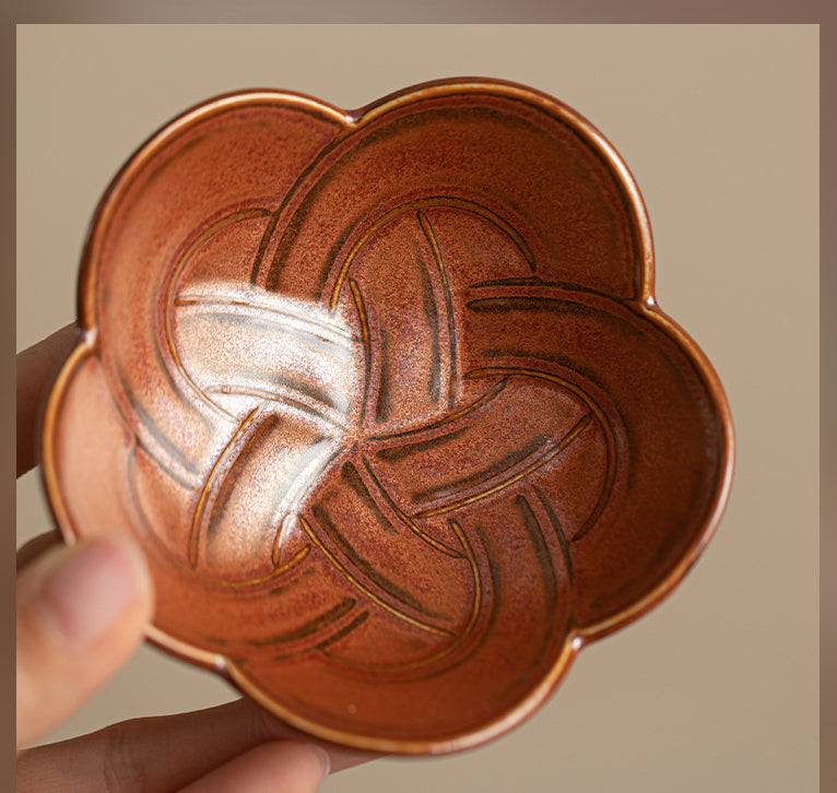 Gohobi, petite assiette traditionnelle japonaise de fruits glacés et noix - Nœud chinois 003