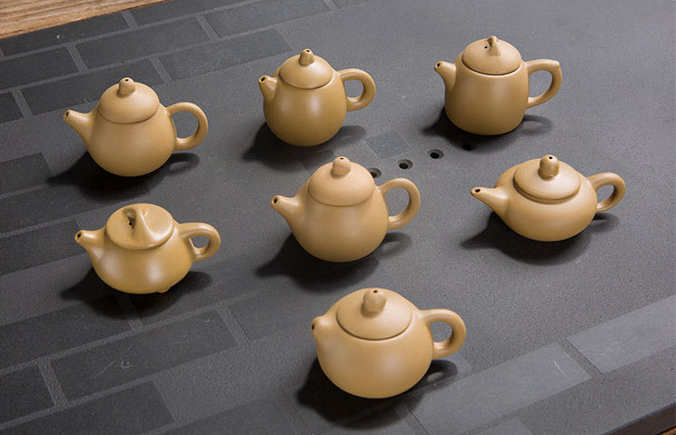 Gohobi Handmade Ceramic YiXing Clay Mini Teapot Ornament Tea pet