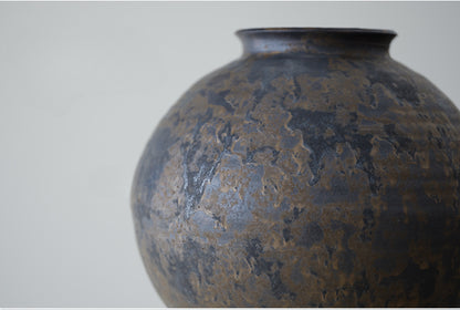 Gohobi Japanese-style wabi sabi handmade large vase 005