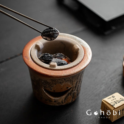 Gohobi Shino Kiln-Transformed Rattan Beam Teapot – Large Household Brewing Kettle