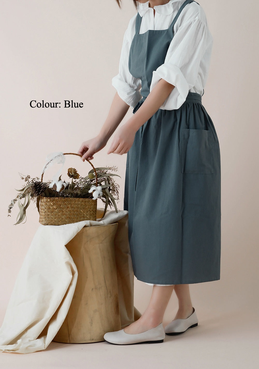 Gohobi Cotton-Linen Apron