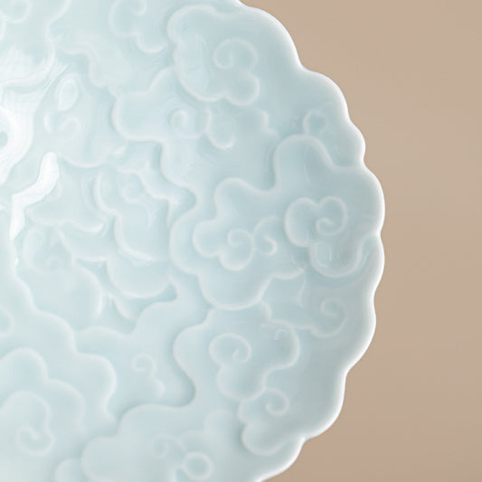 Gohobi Traditional Japanese Glazed Fruit Nuts Small Plate - Cloud 010