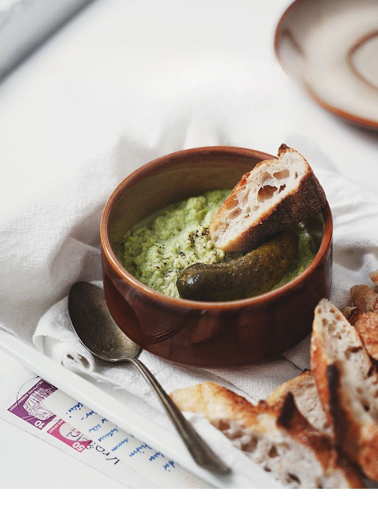 Gohobi Kiln-Change Ceramic Dessert & Soup Bowl