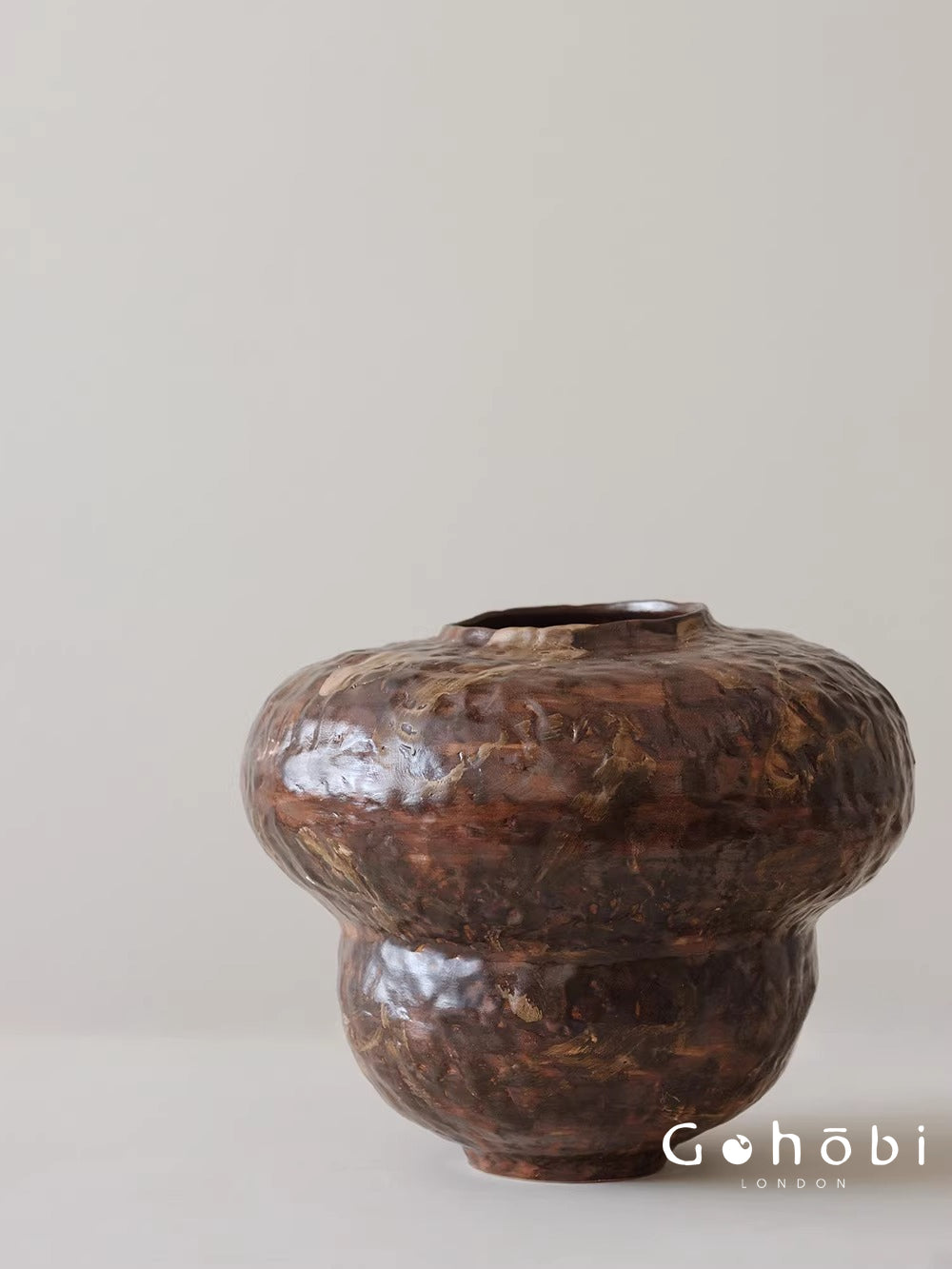 Gohobi Japanese-style Wabi Sabi Handmade Zen Large Vase 025