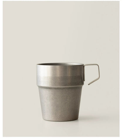 Gohobi Japanese Retro Stainless Steel Mug Set