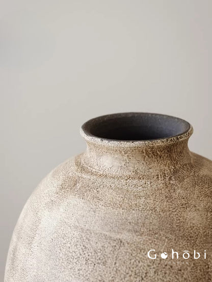 Gohobi Japanese-style Wabi Sabi Handmade Zen Large Vase 020