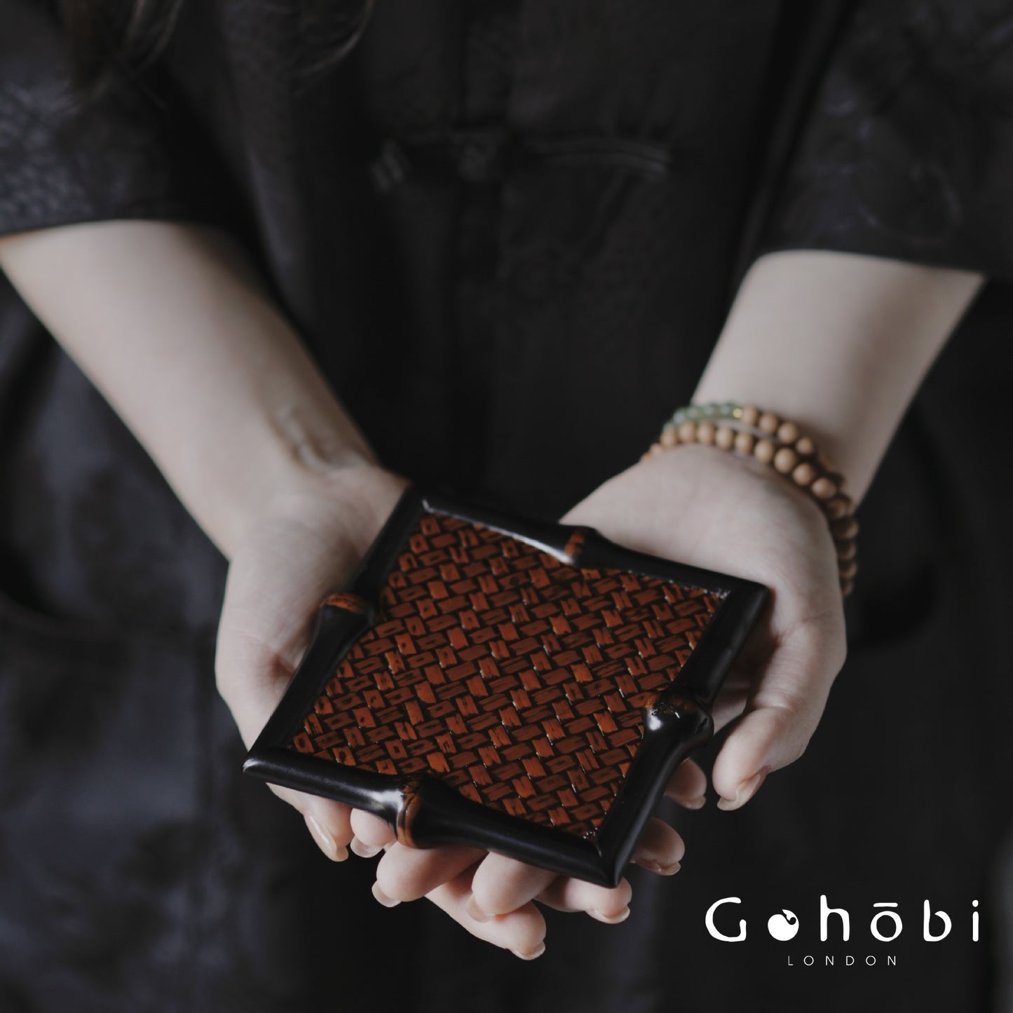 Gohobi Bamboo Woven Tea Cup Mat – Retro Bamboo Heat Insulation Coaster