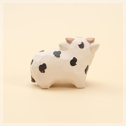 Gohobi Handcrafted Wooden Cow Ornamen